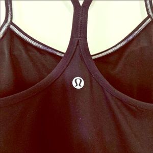 XS Lululemon Black Tank. EUC.